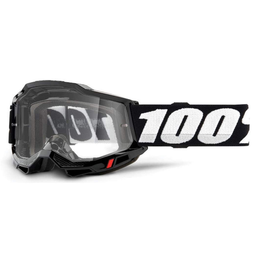 100% Accuri OTG Goggle Gen. 2 Clear Lens Black