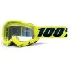 100% Accuri OTG Goggle Gen. 2 Clear Lens Fluo Yellow