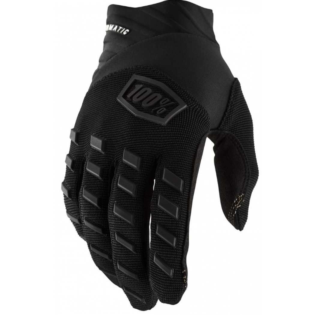 100% Airmatic Gloves Black Charcoal