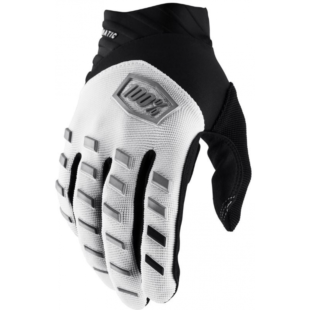 100% Airmatic Gloves White