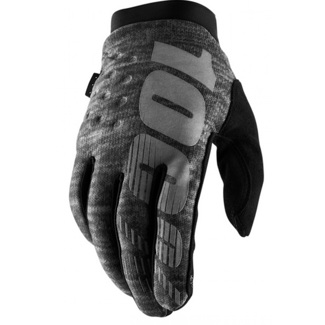 100% Brisker Cold Weather Glove Heather Grey