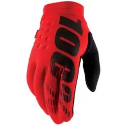 100% Brisker Cold Weather Glove Red