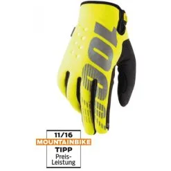 100% Brisker Cold Weather Youth Glove Yellow