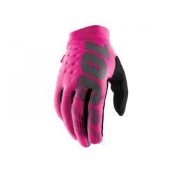 100% Brisker Women Cold Weather Glove Pink Black