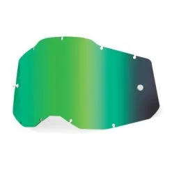 100% Gen. 2 Mirror Replacement Anti Fog Lens Green