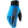 100% Hydromatic Brisker Gloves Cyan