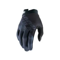 100% ITrack Youth Glove Black/charcoal