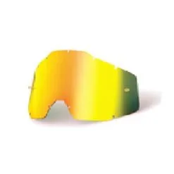 100% Mirror Replacement Anti Fog Lens Gold