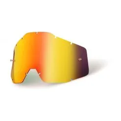 100% Mirror Replacement Anti Fog Lenses Red