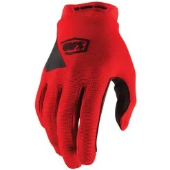 100% Ridecamp Glove Red