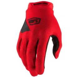 100% Ridecamp Gloves Red
