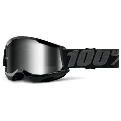 100% Strata 2 Goggle - Mirror Lens Black