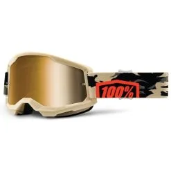 100% Strata 2 Goggle - Mirror Lens Kombat