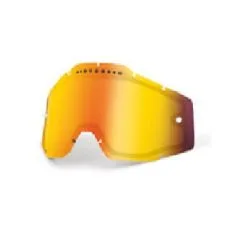 100% Vented Dual Mirror Replacement Lense Red