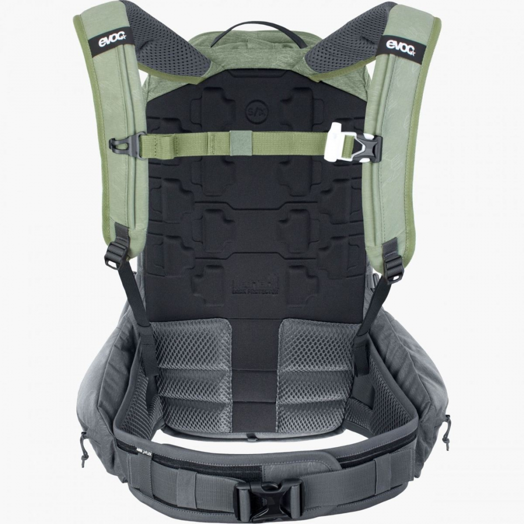 Evoc Trail Pro 26L Light Olive Carbon Grey – Bild 2