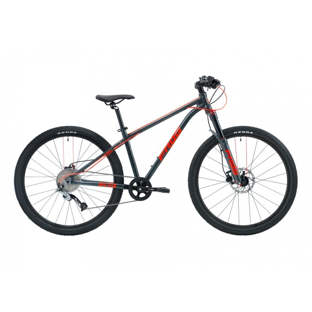 Frog Bikes Frog MTB 69 Metallic Grey / Neon Red