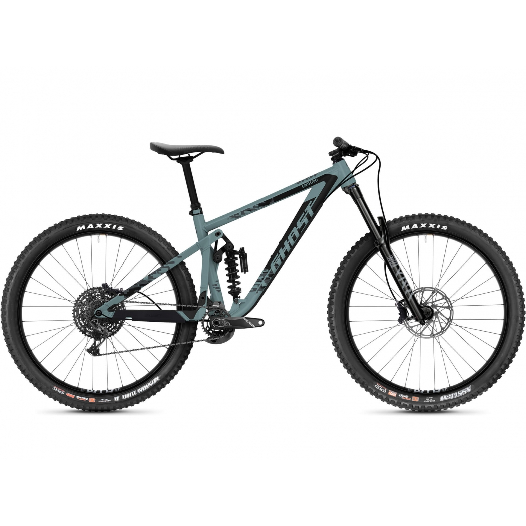 Ghost Riot Enduro AL U Essential Uni Shark Blu Black Matt