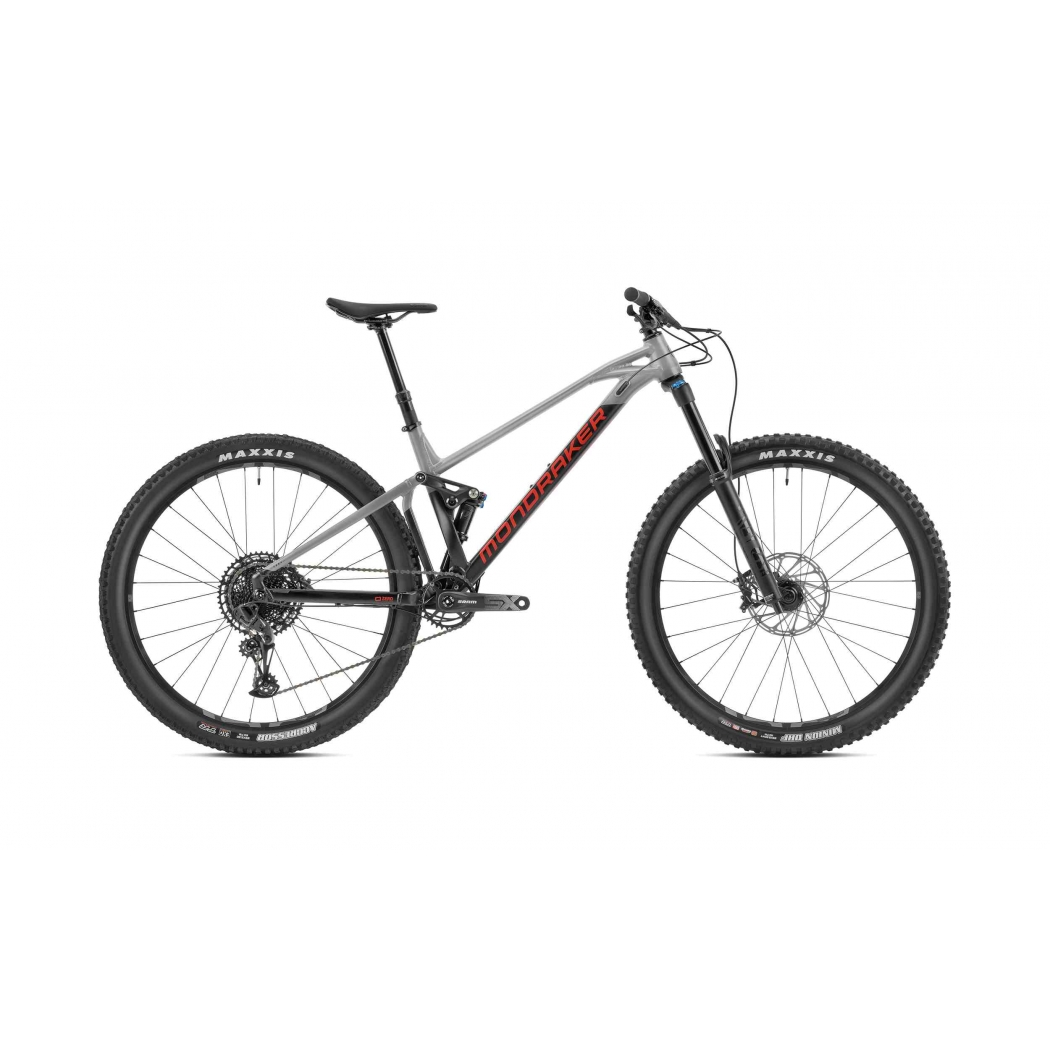 Mondraker Foxy Matte Black Nimbus Grey Flame Red