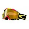 Oakley Proven MX Goggle Bio Hazard Red Yellow Fire Iridium
