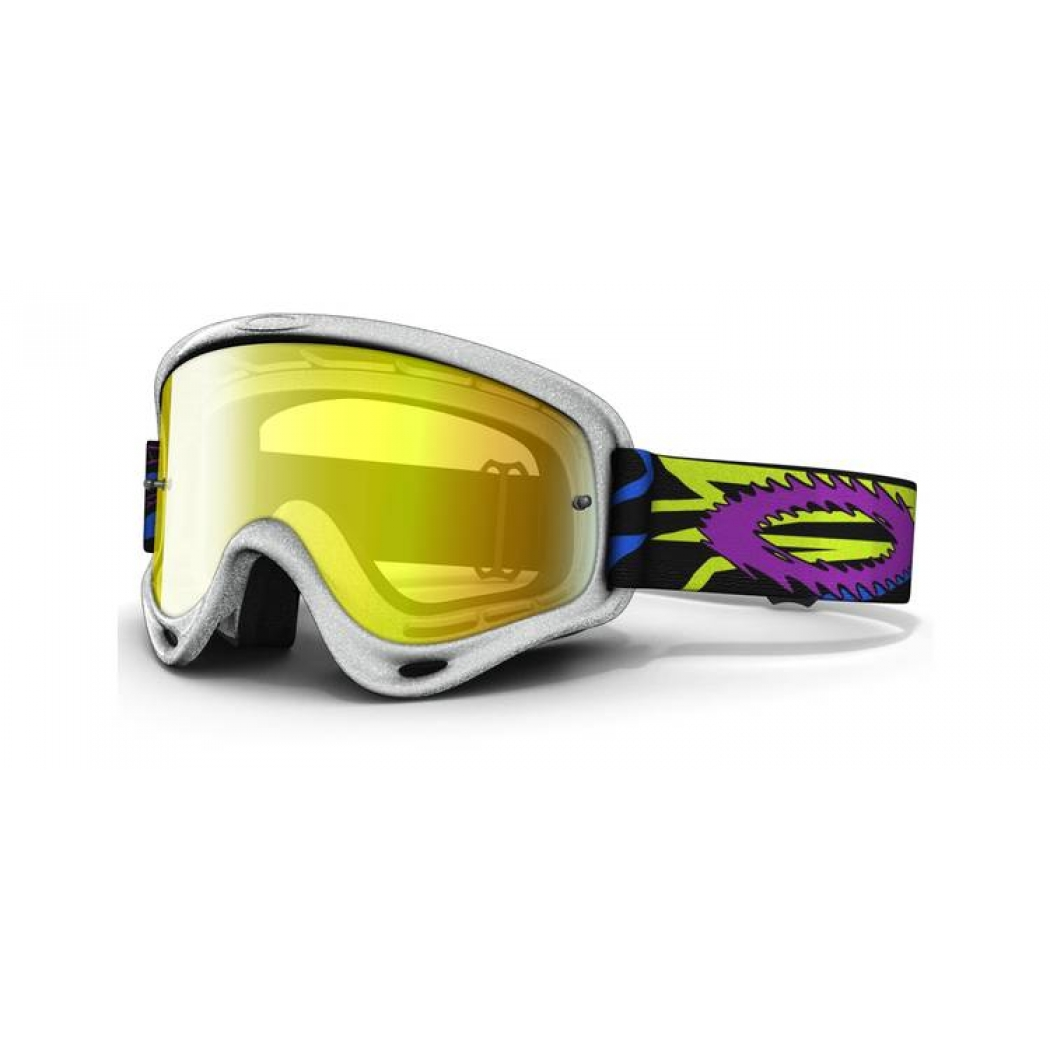 Oakley XS O-Frame TLD Goggles Zap Metallic Silver 24K