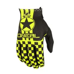 Oneal Matrix Glove Kids Wingman Black Neon Yellow