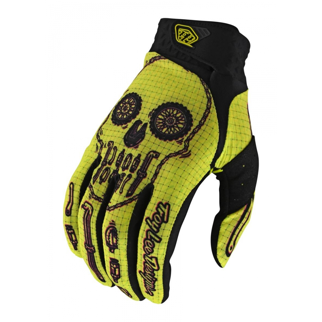 Troy Lee Designs Air Glove Gear Head Yellow