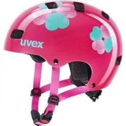 Uvex Kid 3 Helmet Pink Flower
