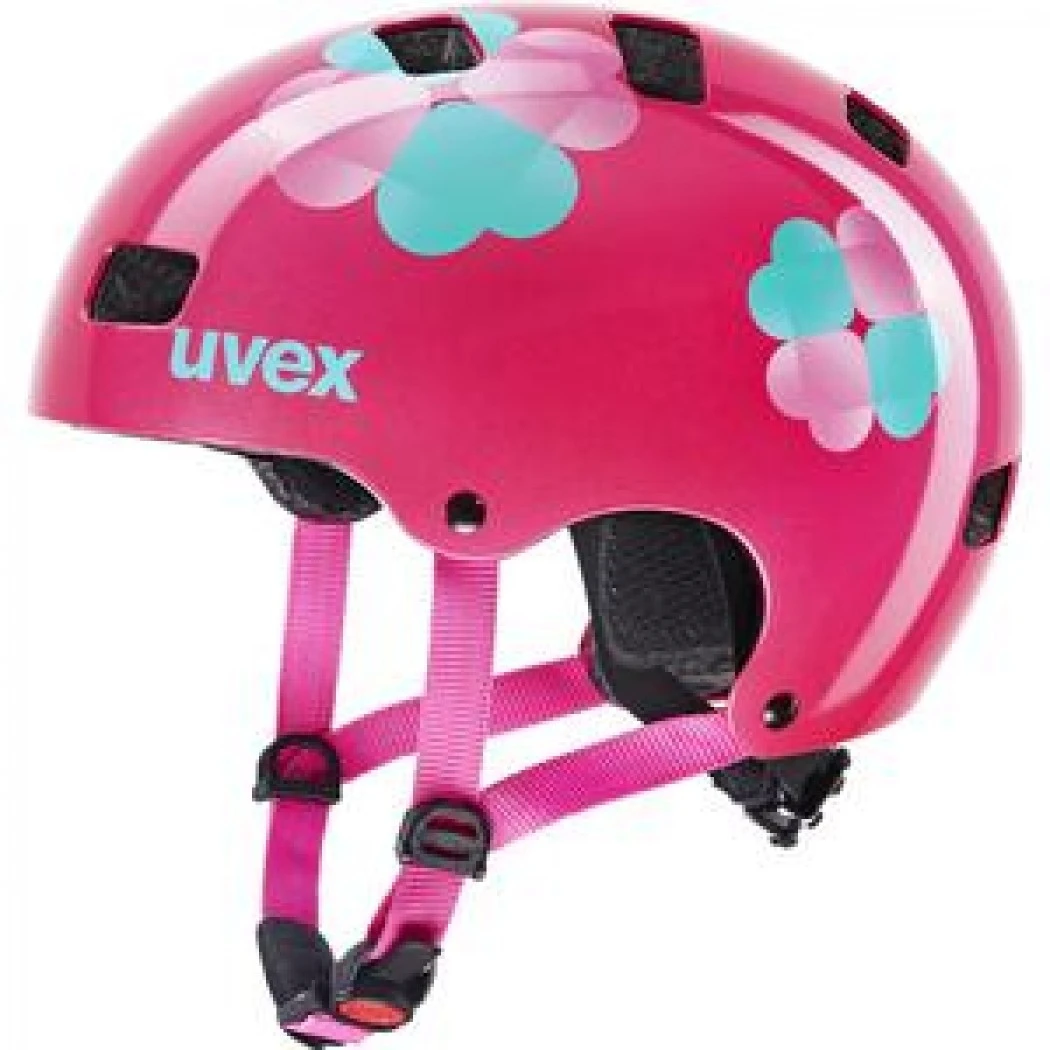 Uvex Kid 3 Helmet Pink Flower